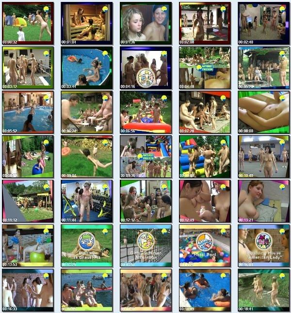 Merry Pool - Naturist freedom family nudism video [720×480 | 01:03:16 | 4 GB]