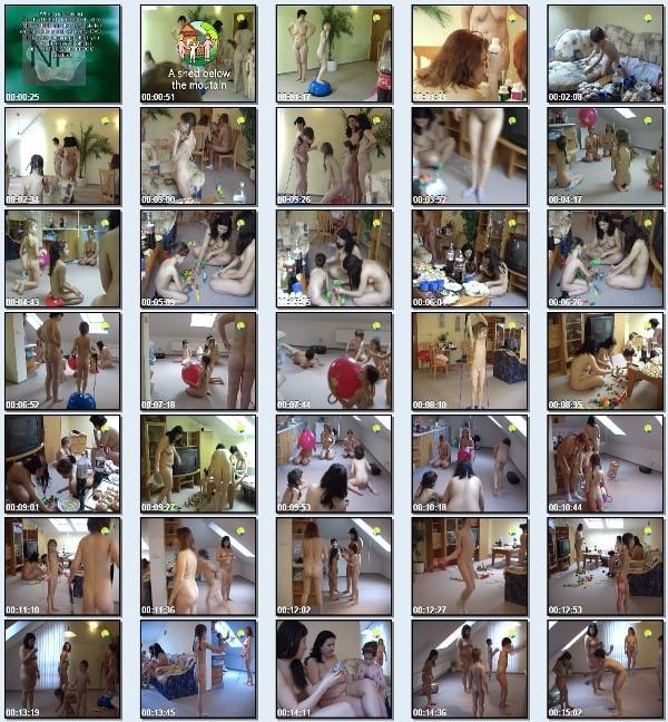 A Shed below the mountain - Naturist freedom family nudism video [720×480 | 01:03:07 | 3.3 GB]