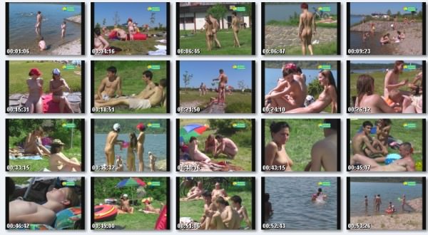 Bathing At Gravel Pit - Naturist freedom family nudism video [720×480 | 00:55:00 | 1.3 GB]