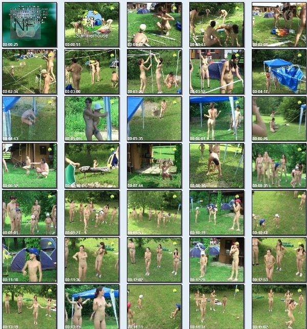 Summerhouse - Naturist freedom family nudism video [720×480 | 01:27:07 | 4.4 GB]