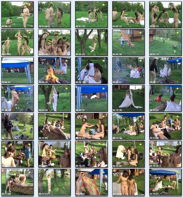 With Mum at the Cottage - Naturist freedom family nudism video [720×480 | 01:14:56 | 4.1 GB]