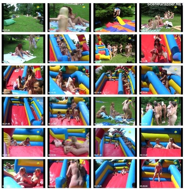 Inflatable Slide - Nudism family video  [720x480 | 00:55:01 | 1,5 GB]