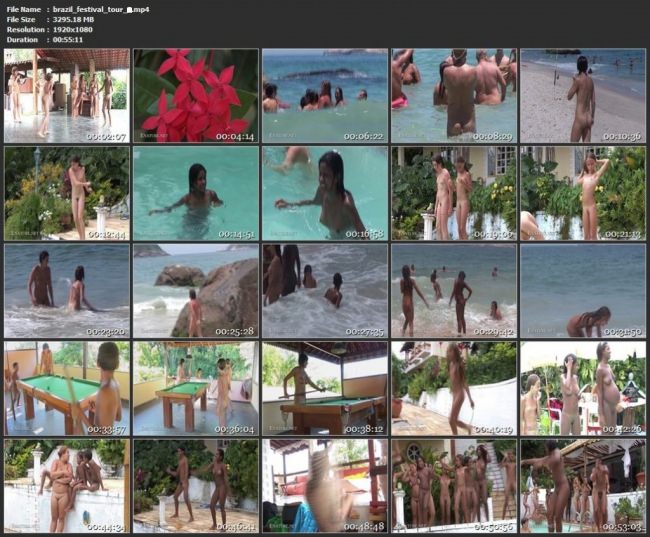 Nudism in Brazil video - Naked Samba Festival